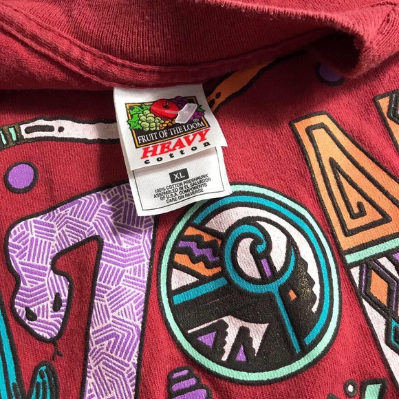 Vintage 1990 single stitch fruit of the loom Tempe Arizona shirt Size XL - Picture 4 of 4